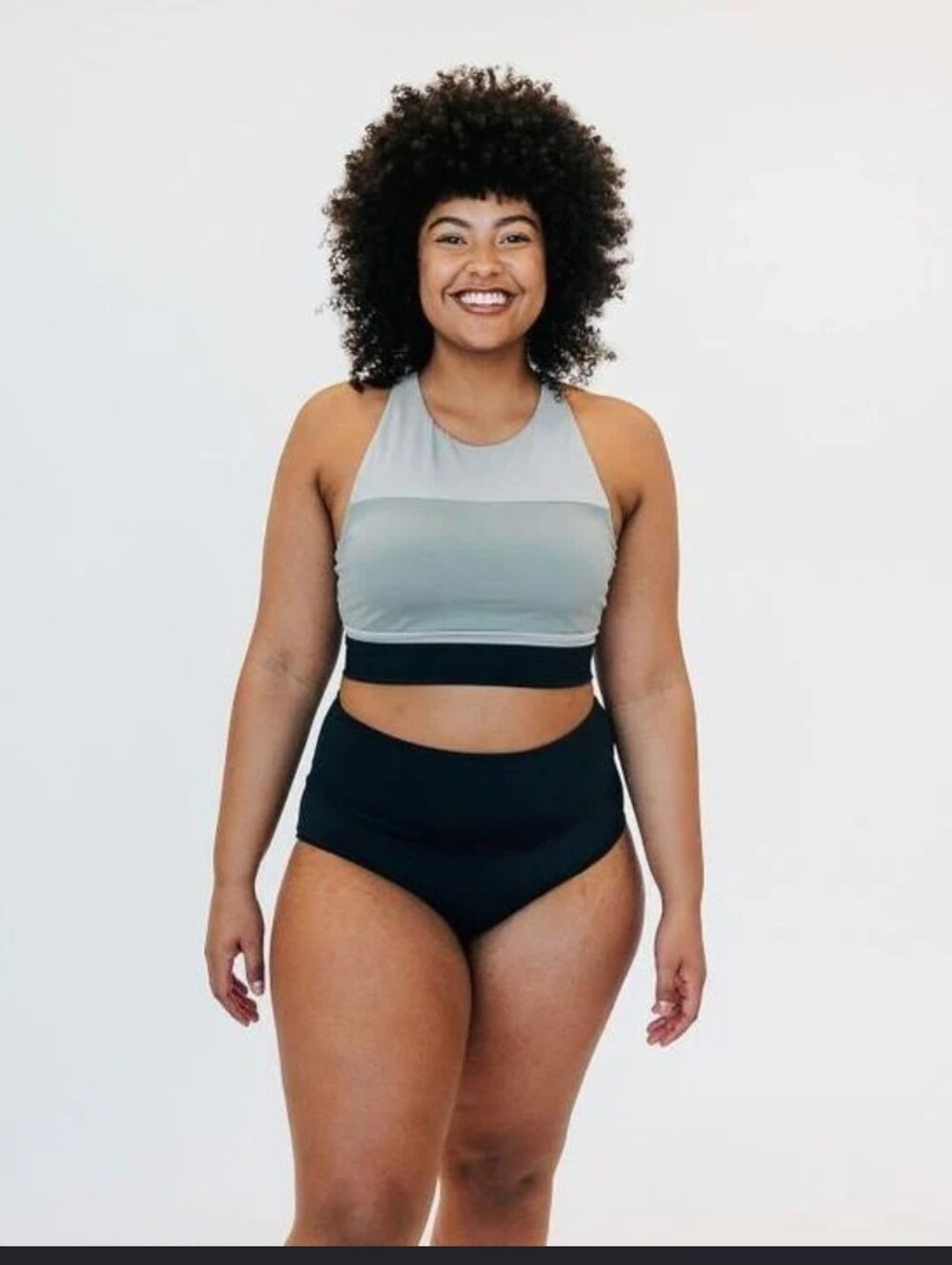 Senita Athletics Mesa Cropkini Swim Top